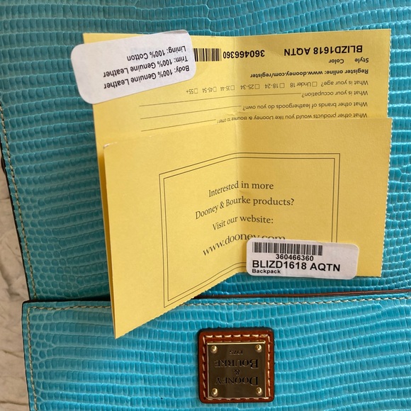 Dooney & Bourke Lizard Backpack - Picture 8 of 12